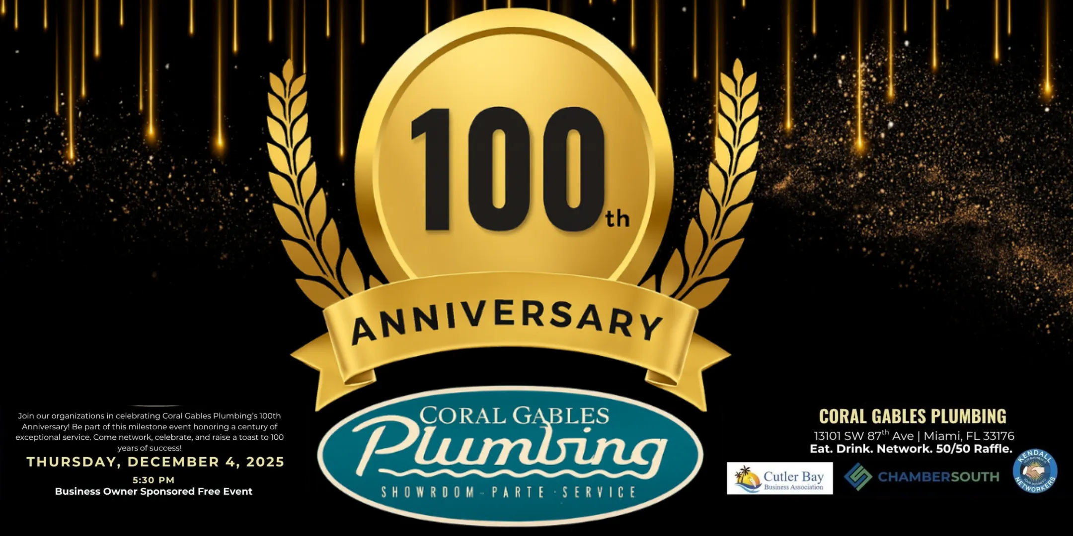 Coral Gables Plumbing Past Event Dec 4 2025